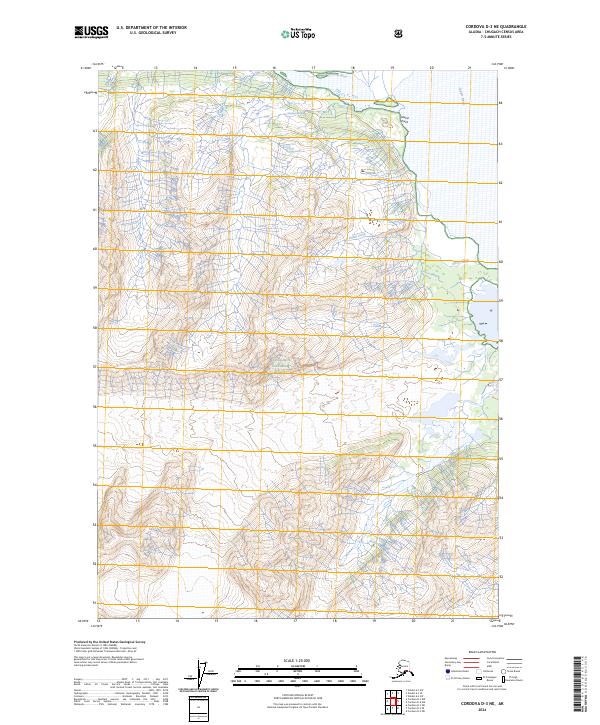 Cordova D-3 NE 2024 topographic map thumbnail