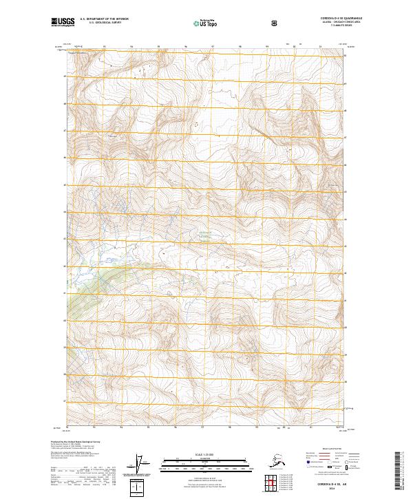 Cordova D-4 SE 2024 topographic map thumbnail