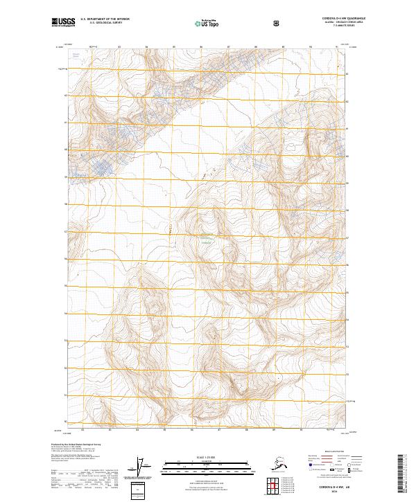 Cordova D-4 NW 2024 topographic map thumbnail