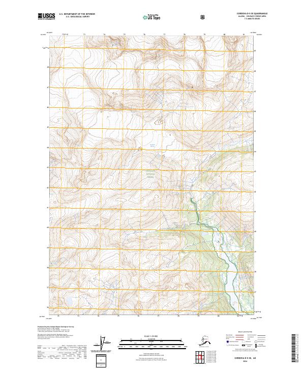 Cordova D-5 SE 2024 topographic map thumbnail