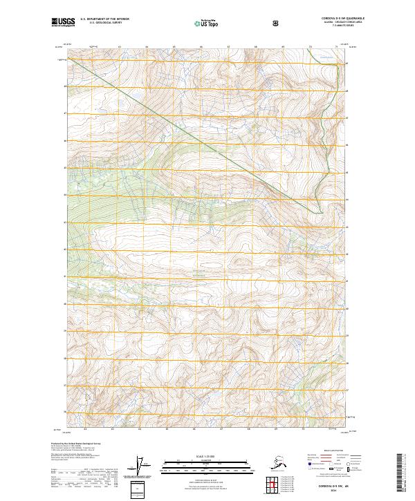 Cordova D-5 SW 2024 topographic map thumbnail