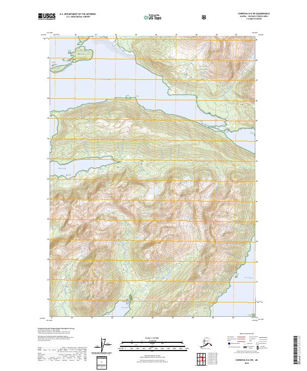 Cordova D-6 SW 2024 topographic map thumbnail