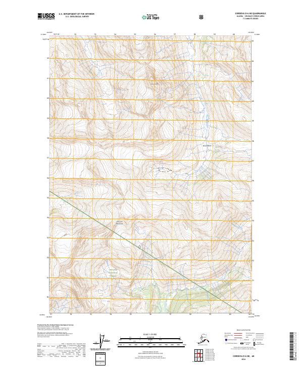 Cordova D-6 NE 2024 topographic map thumbnail