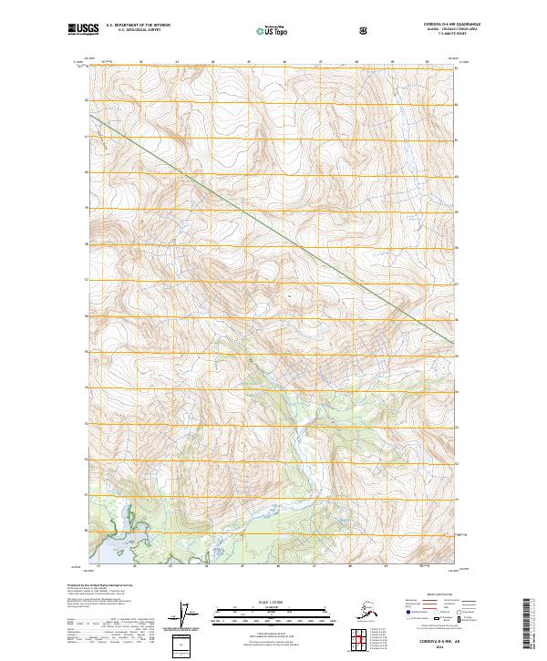 Cordova D-6 NW 2024 topographic map thumbnail