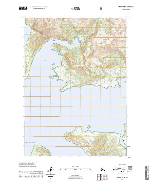 Cordova D-7 SW 2024 topographic map thumbnail