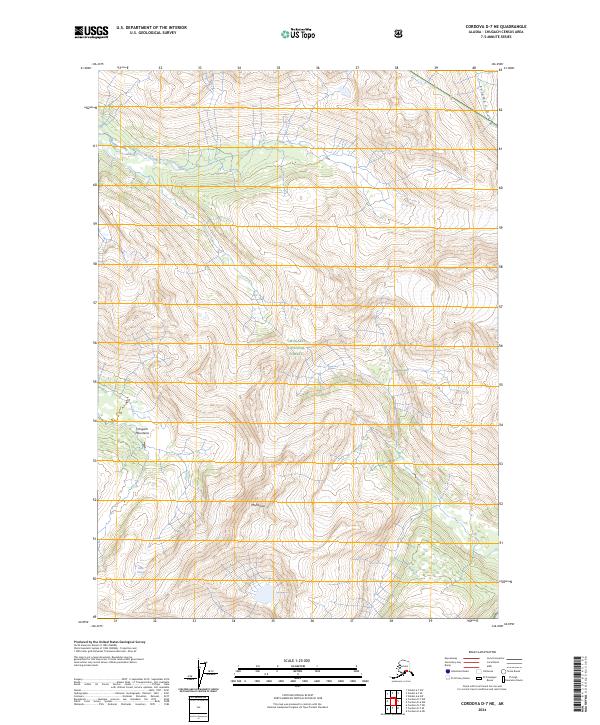 Cordova D-7 NE 2024 topographic map thumbnail