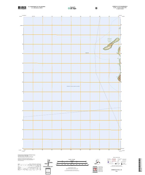 Cordova D-8 SW 2024 topographic map thumbnail