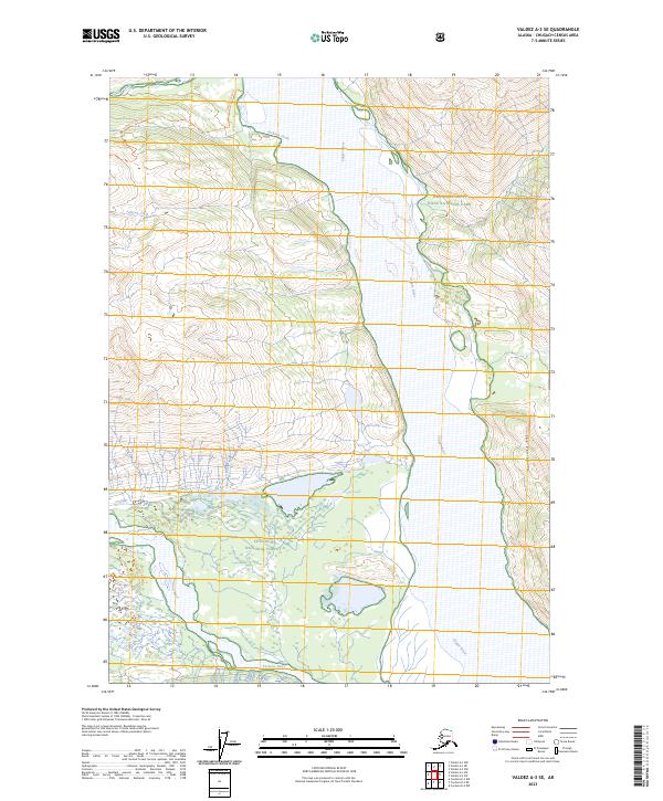 Valdez A-3 SE topographic map thumbnail