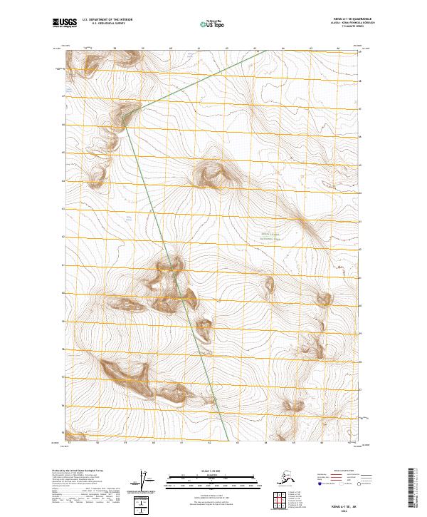 Kenai A-1 SE 2024 topographic map thumbnail