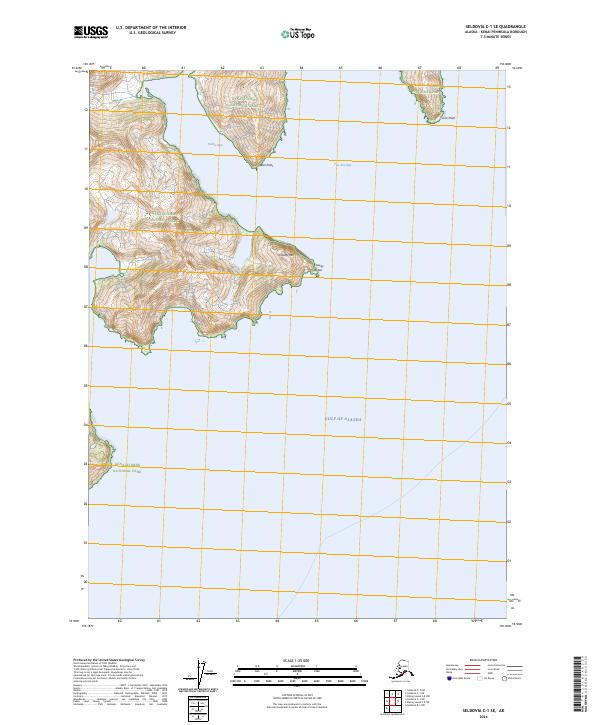 Seldovia C-1 SE 2024 topographic map thumbnail