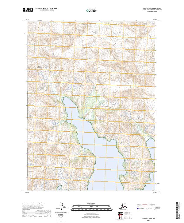 Seldovia C-1 NE 2024 topographic map thumbnail