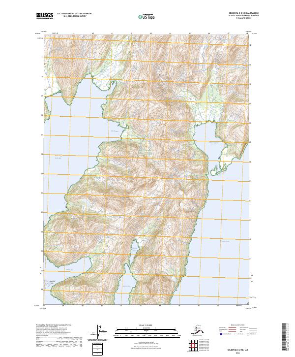 Seldovia C-2 SE topographic map thumbnail