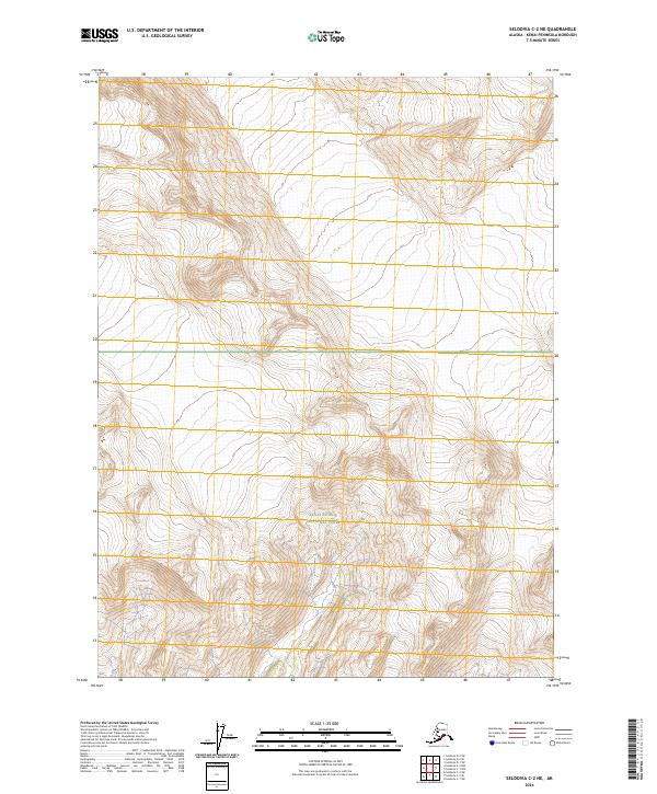 Seldovia C-2 NE topographic map thumbnail