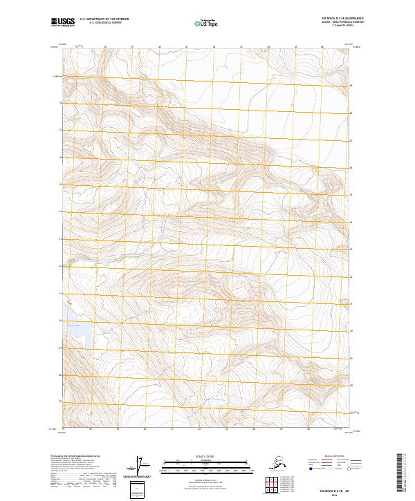 Seldovia D-2 SE 2024 topographic map thumbnail