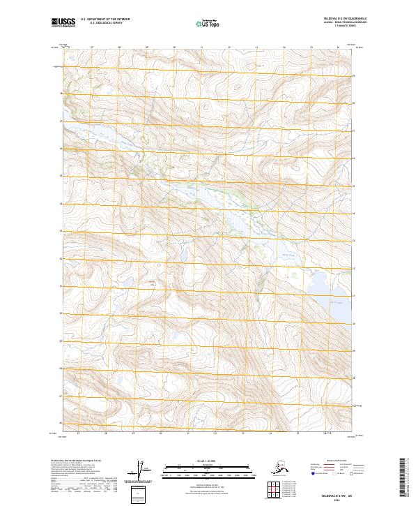 Seldovia D-2 SW 2024 topographic map thumbnail