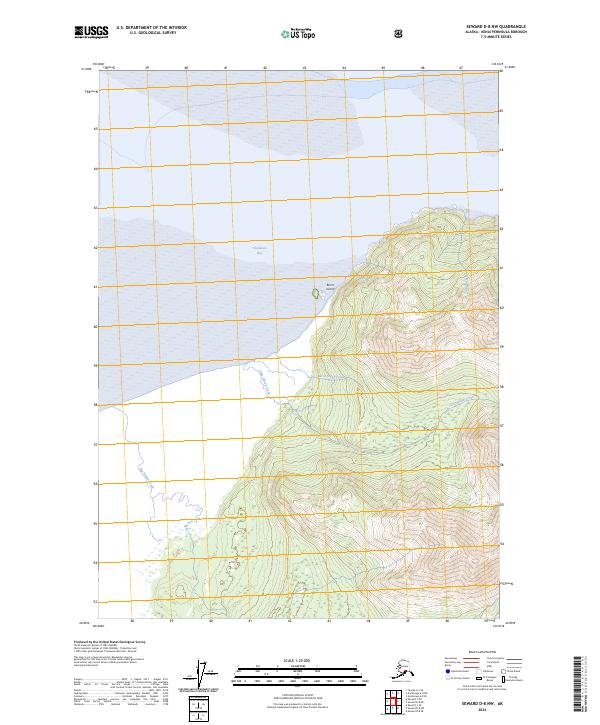 Seward D-8 NW 2024 topographic map thumbnail