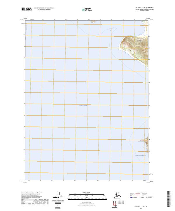 Seldovia A-6 NE topographic map thumbnail