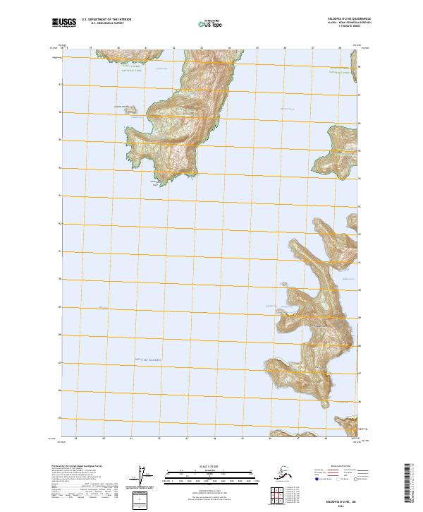 Seldovia B-2 NE topographic map thumbnail
