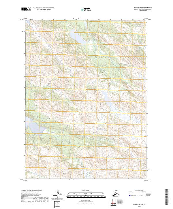 Seldovia B-4 NE topographic map thumbnail