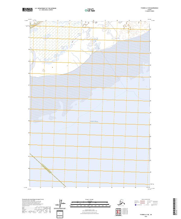 Tyonek A-3 NE topographic map thumbnail