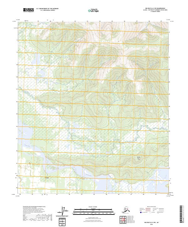 Big Delta A-2 SW topographic map thumbnail