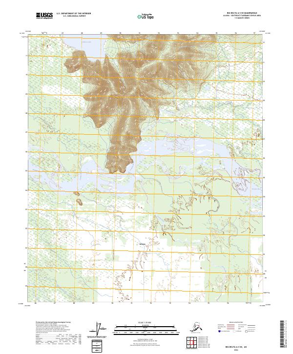 Big Delta A-3 SE topographic map thumbnail