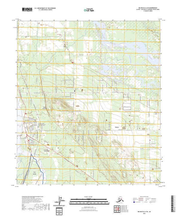 Big Delta A-4 SE topographic map thumbnail