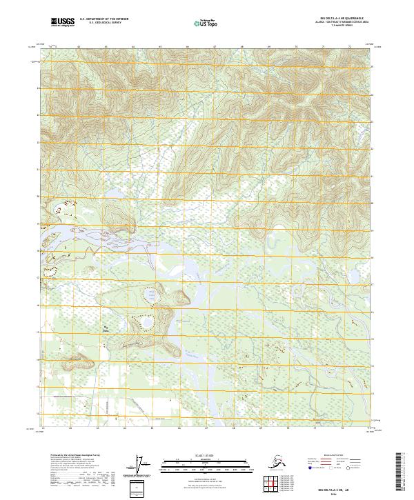 Big Delta A-4 NE topographic map thumbnail