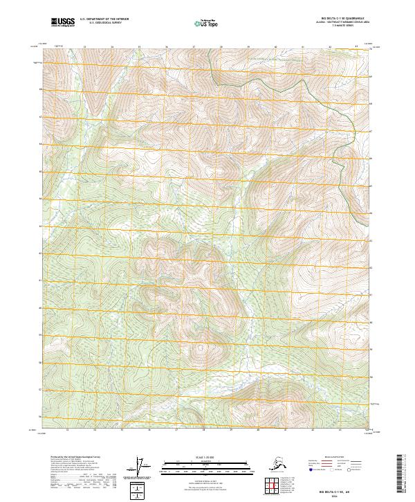Big Delta C-1 SE topographic map thumbnail
