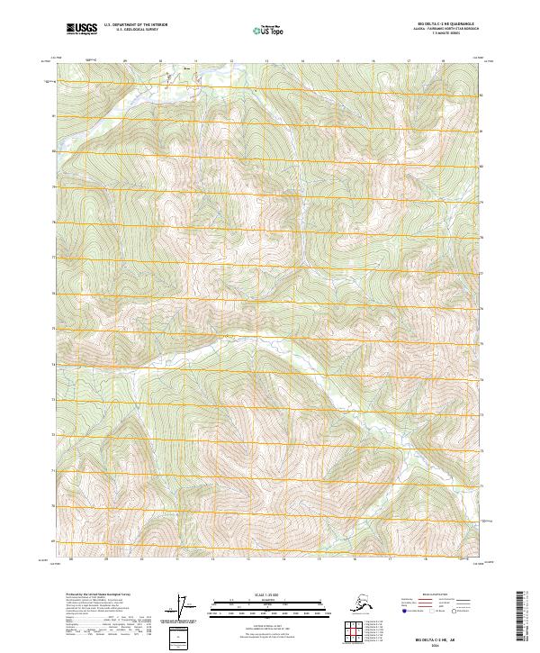 Big Delta C-2 NE topographic map thumbnail