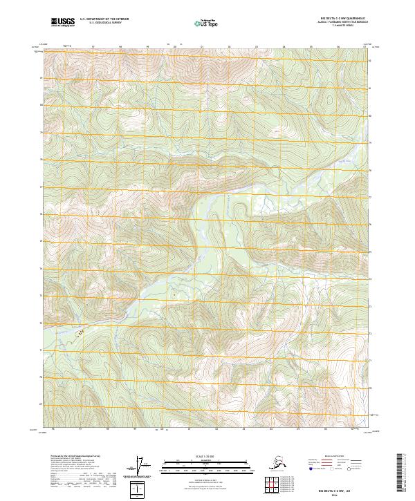 Big Delta C-2 NW topographic map thumbnail
