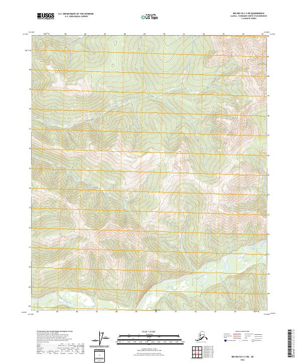 Big Delta C-3 NE topographic map thumbnail