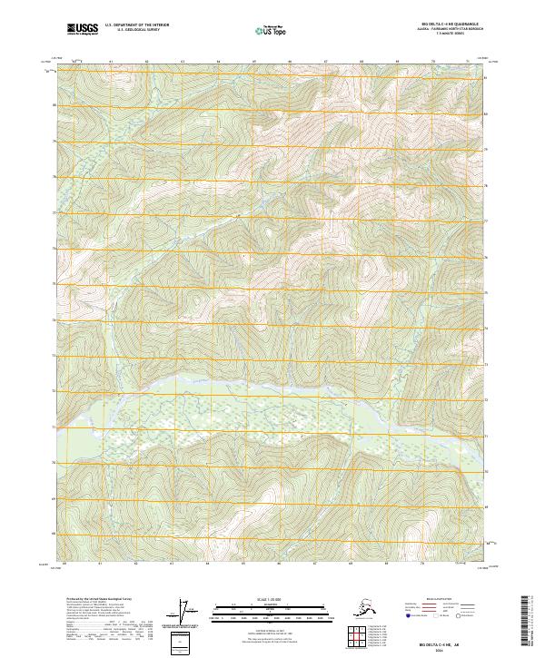 Big Delta C-4 NE topographic map thumbnail