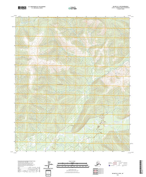 Big Delta C-4 NW topographic map thumbnail