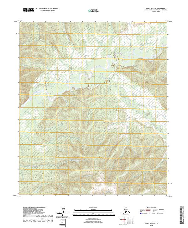 Big Delta C-5 SE topographic map thumbnail