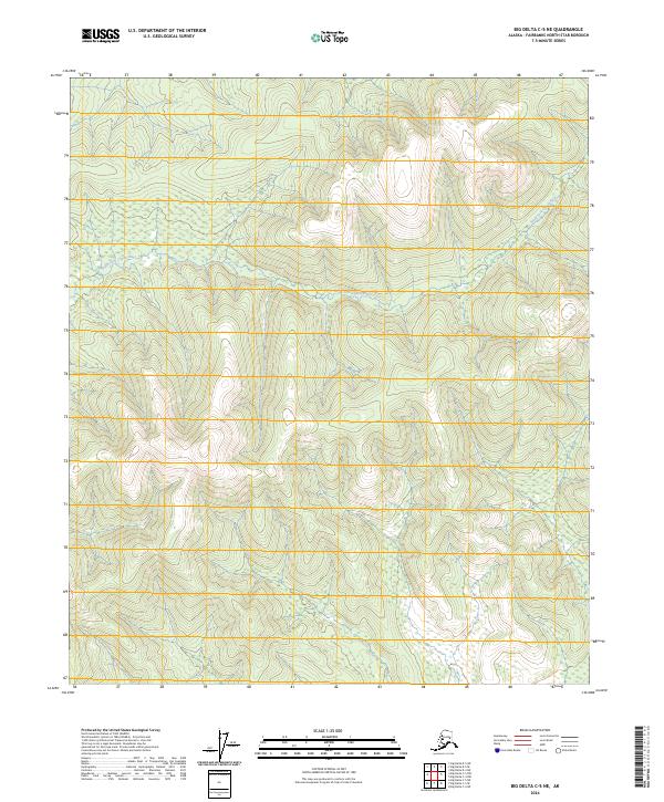Big Delta C-5 NE topographic map thumbnail