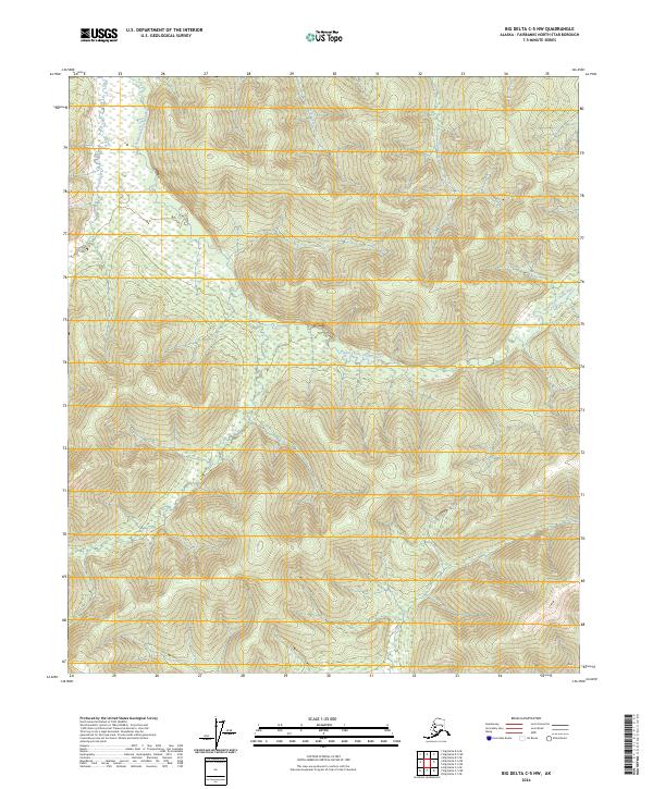 Big Delta C-5 NW topographic map thumbnail