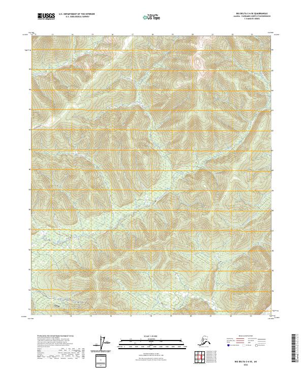 Big Delta C-6 SE topographic map thumbnail