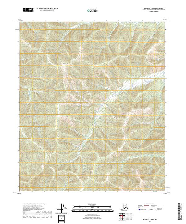 Big Delta C-6 NE topographic map thumbnail