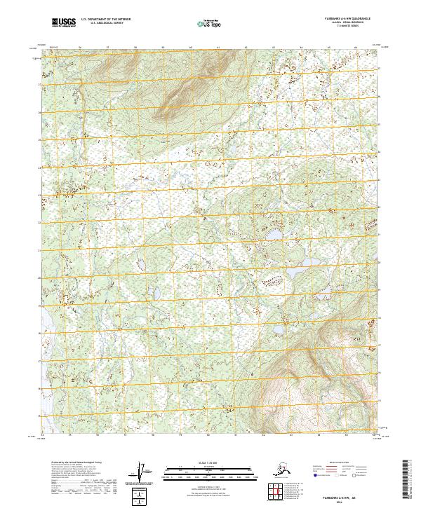 Fairbanks A-6 NW topographic map thumbnail