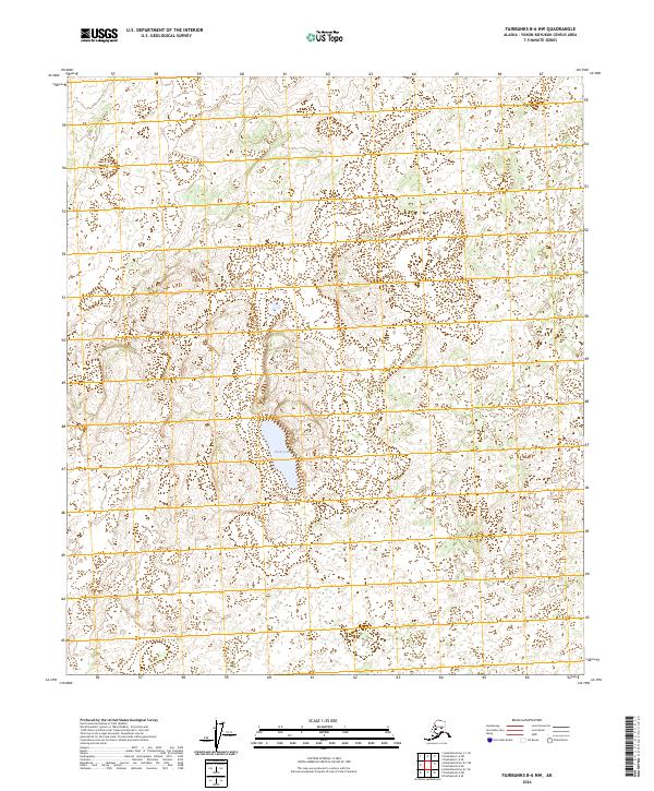Fairbanks B-6 NW topographic map thumbnail