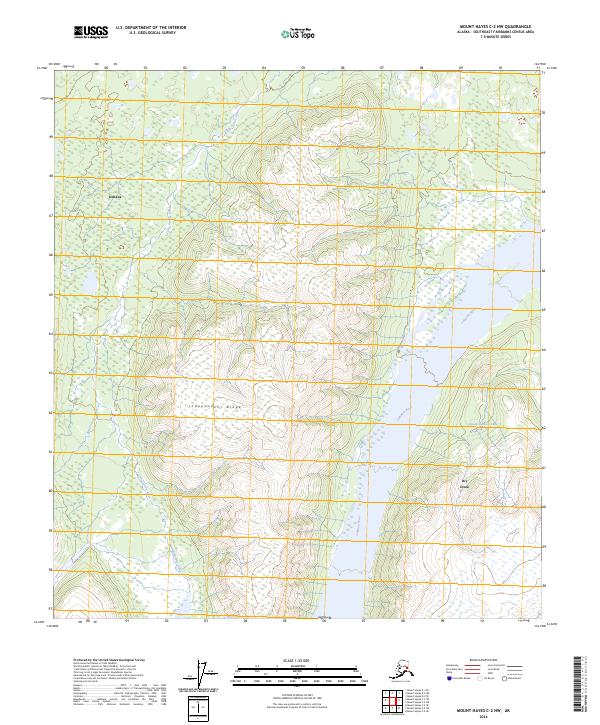 Mount Hayes C-2 NW topographic map thumbnail
