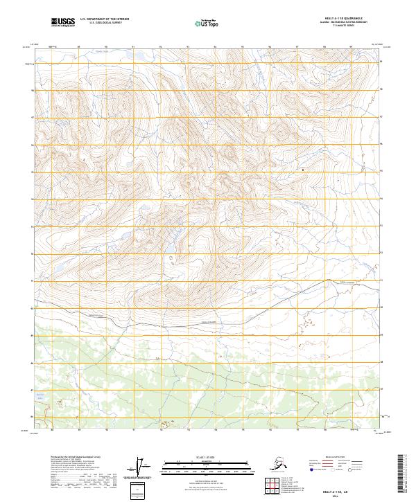 Healy A-1 SE topographic map thumbnail