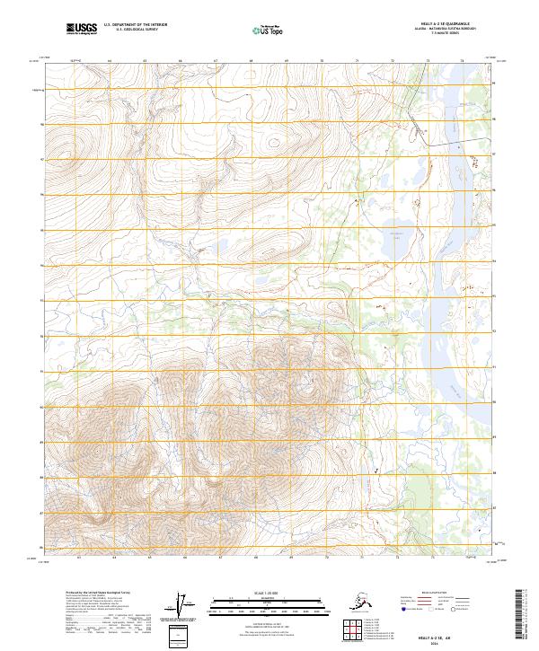 Healy A-2 SE topographic map thumbnail