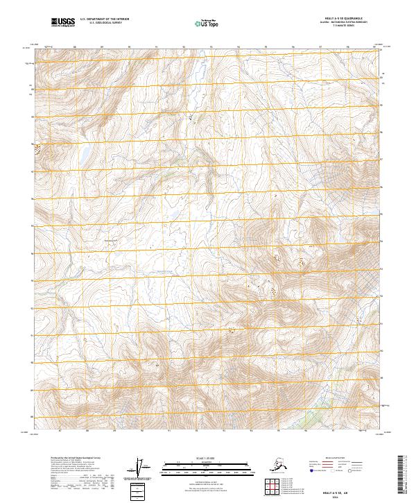 Healy A-5 SE topographic map thumbnail