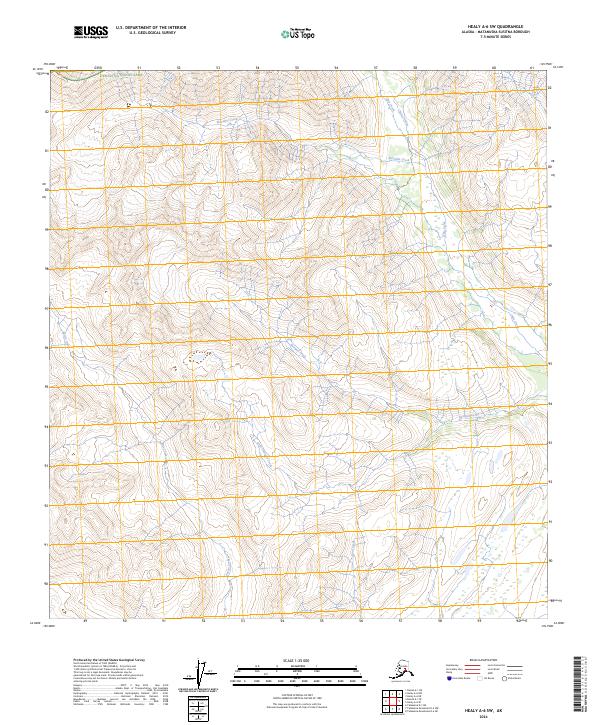 Healy A-6 SW topographic map thumbnail