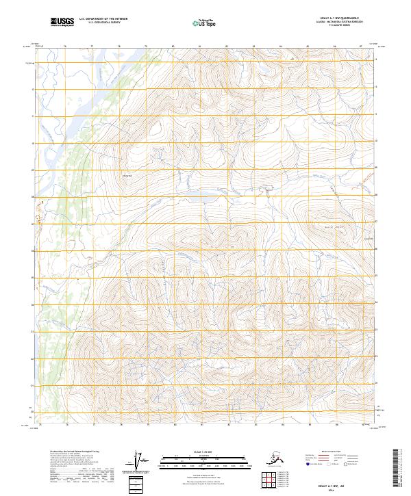 Healy A-1 NW topographic map thumbnail