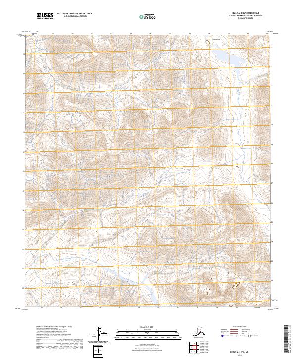 Healy A-4 NW topographic map thumbnail