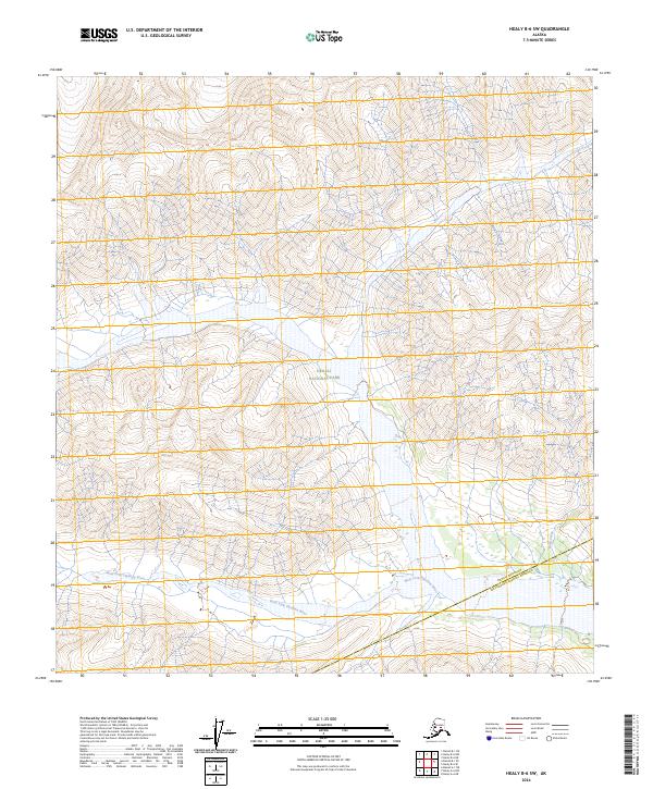 Healy B-6 SW topographic map thumbnail