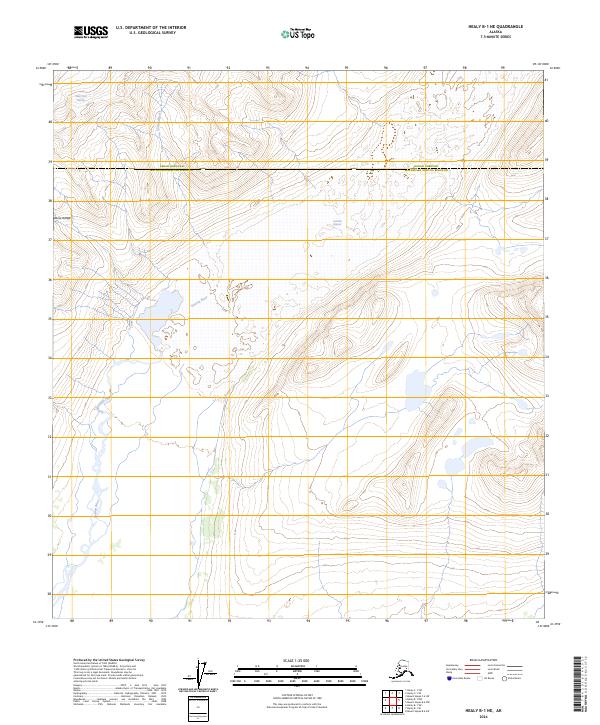 Healy B-1 NE topographic map thumbnail
